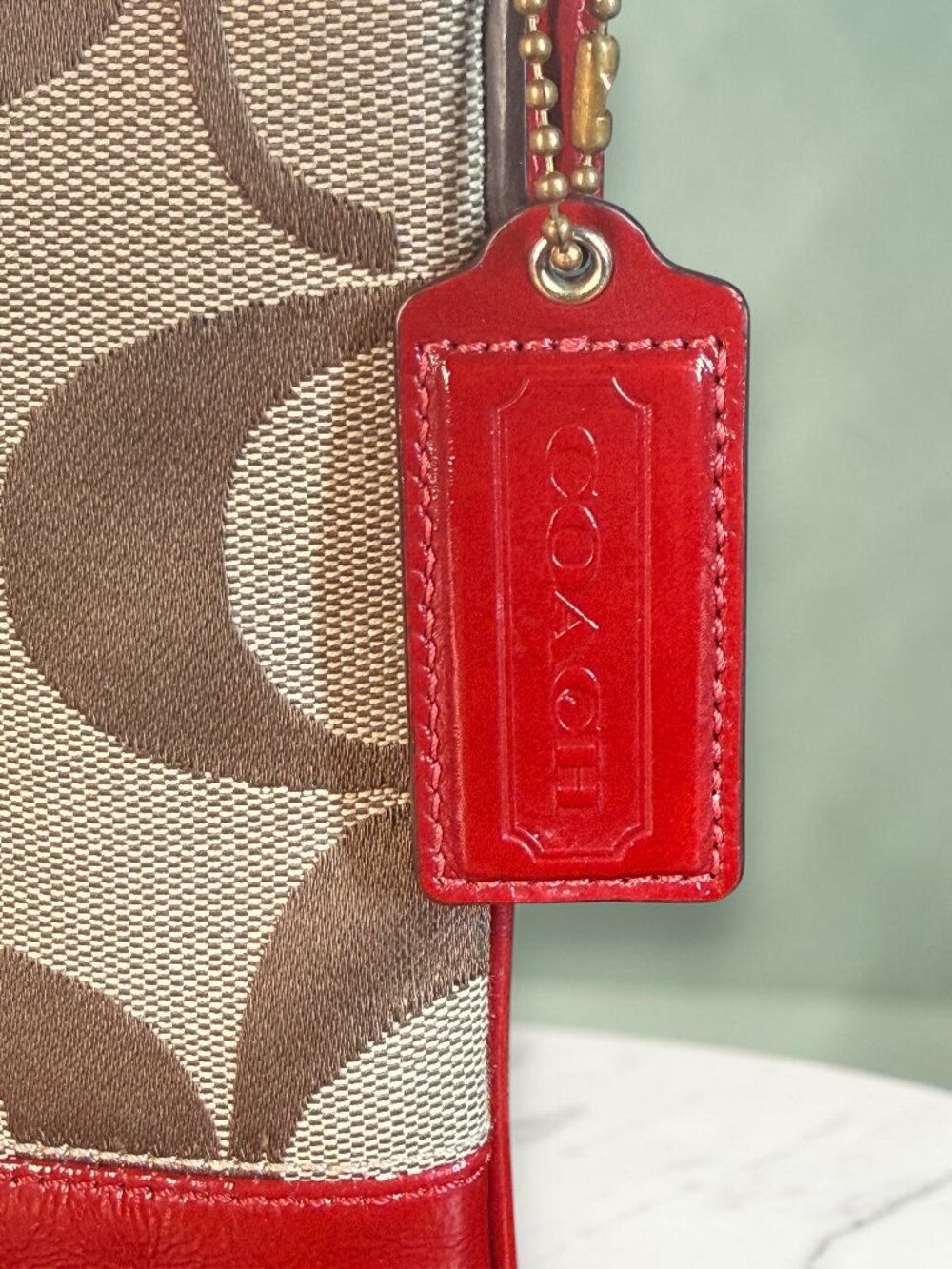Coach Signature Stripe Swingpack Crossbody Shoulder Bag - Picture 4 of 16